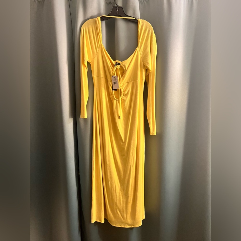 Beautiful XL Yellow AFRM New Dress With Tags